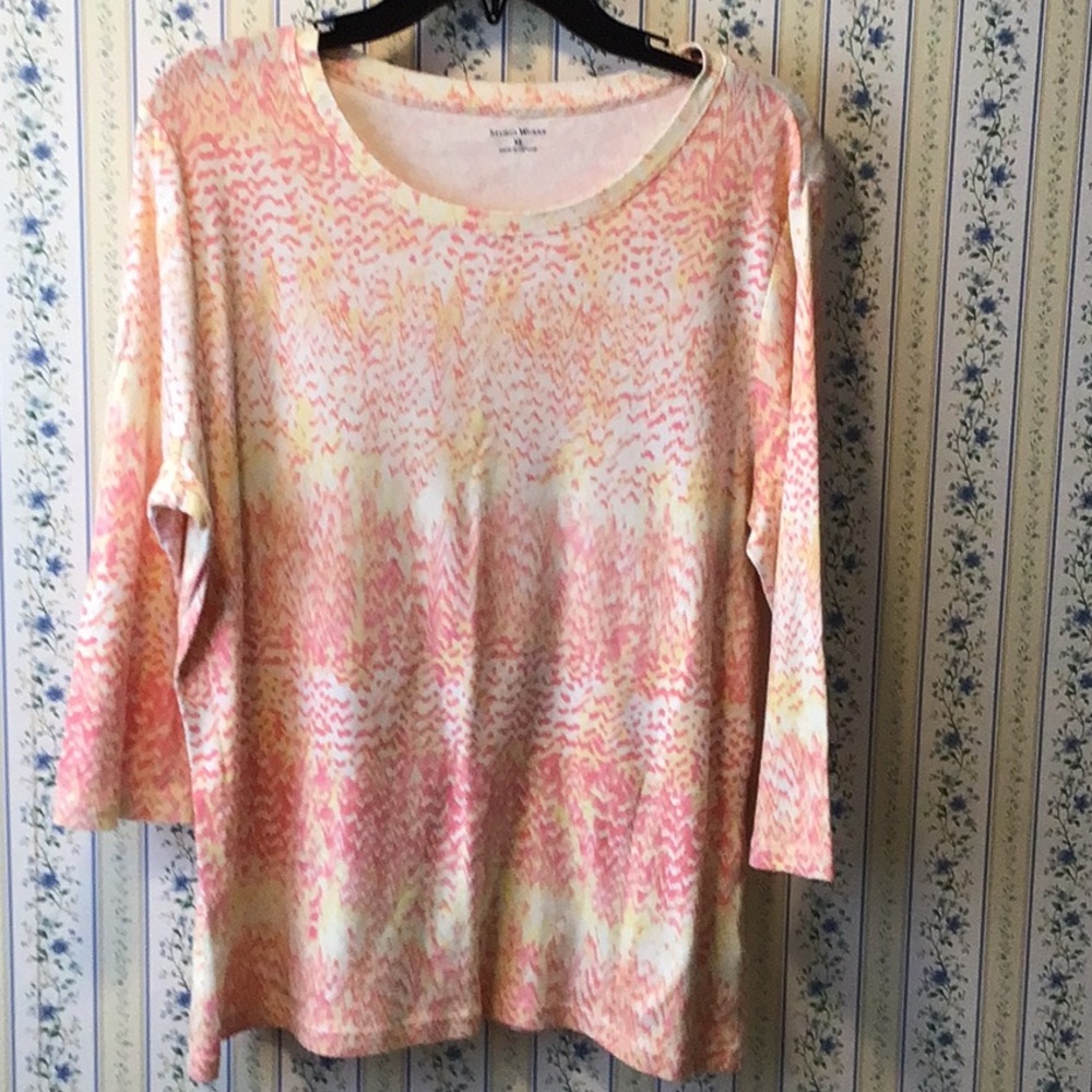 3/4 sleeve pullover